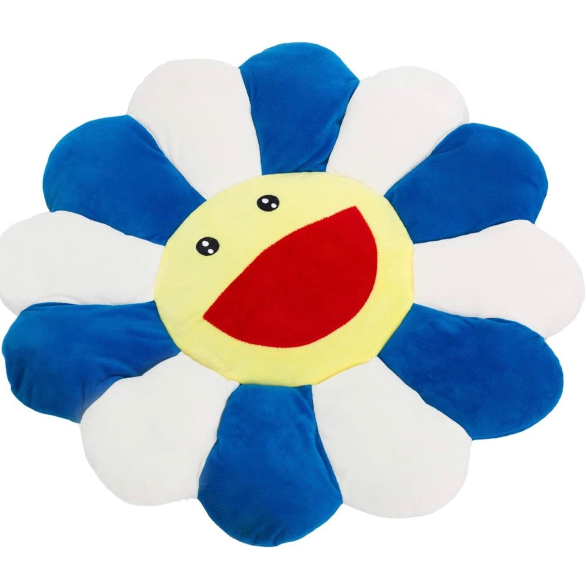 Flower Pillow Blue