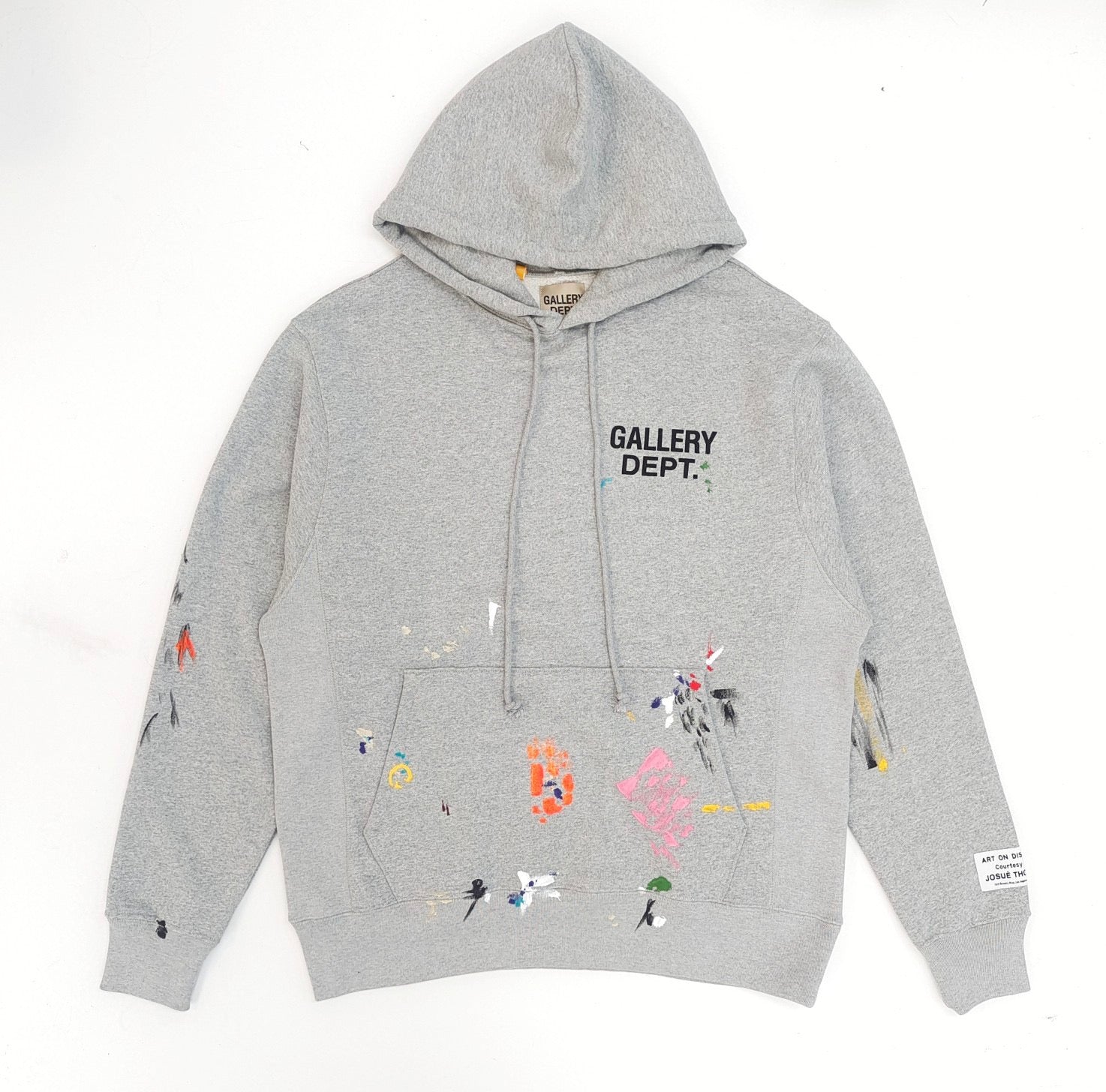 Gallery Department Splash Hoodie Grey