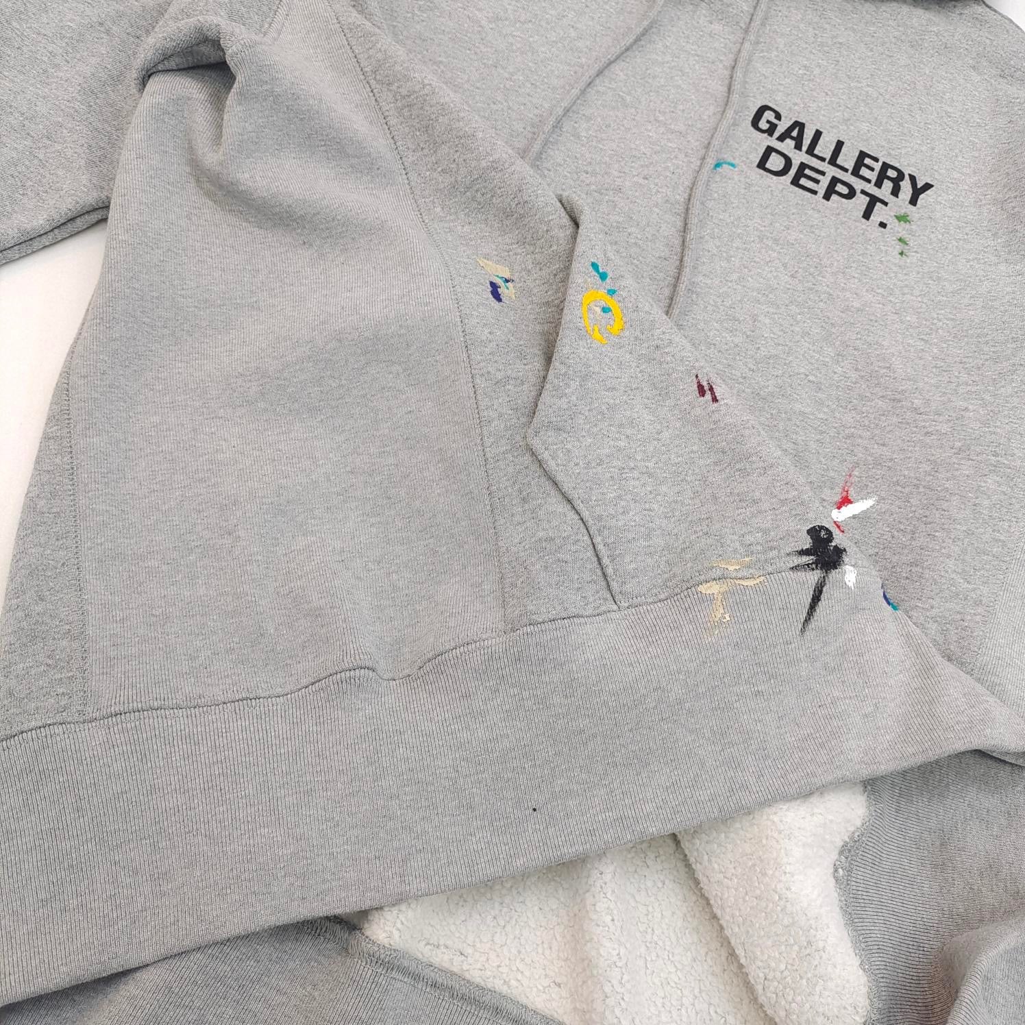 Gallery Department Splash Hoodie Grey