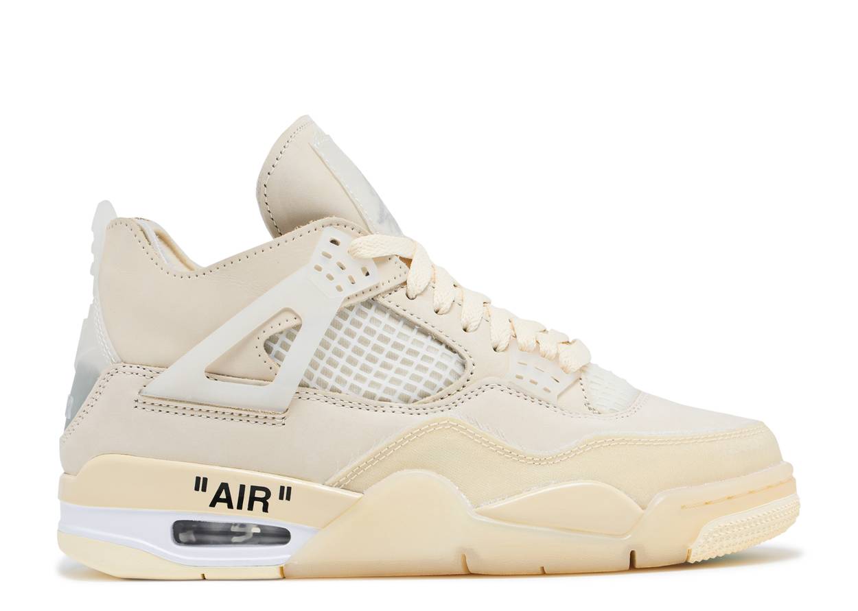 Air Jordan 4 Off White Sail