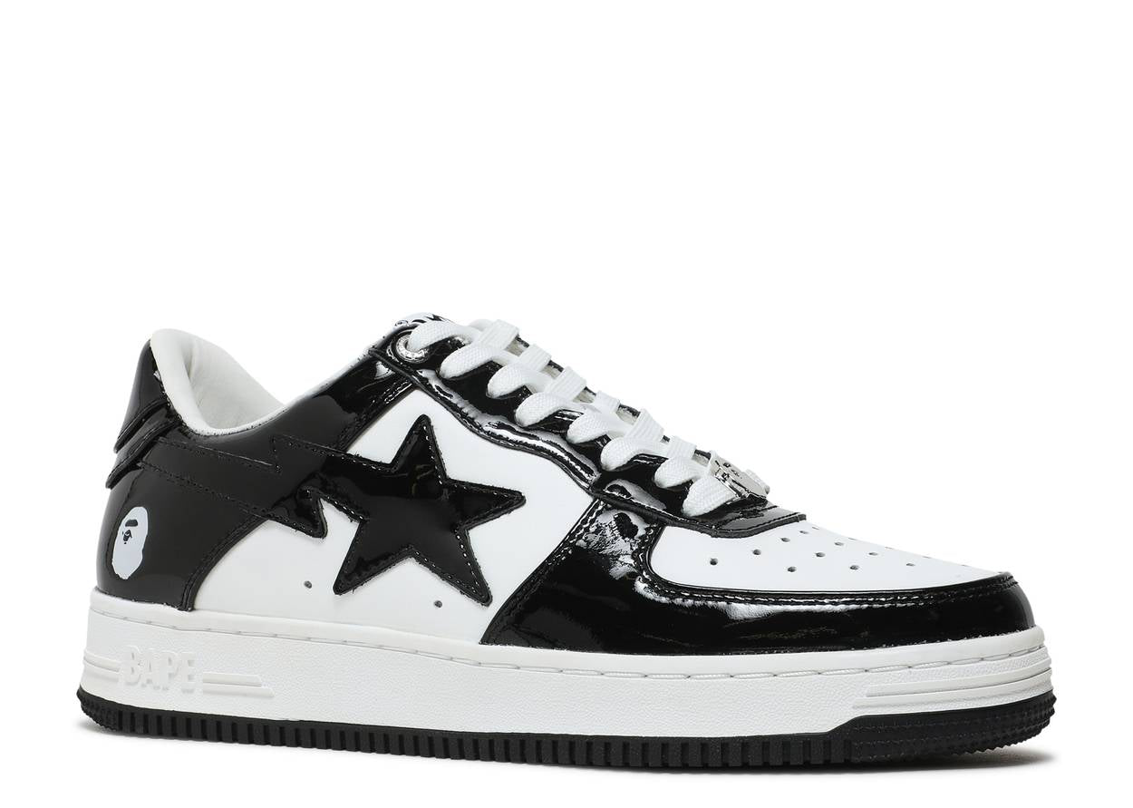 A Bathing Ape Bape Sta Low Black White