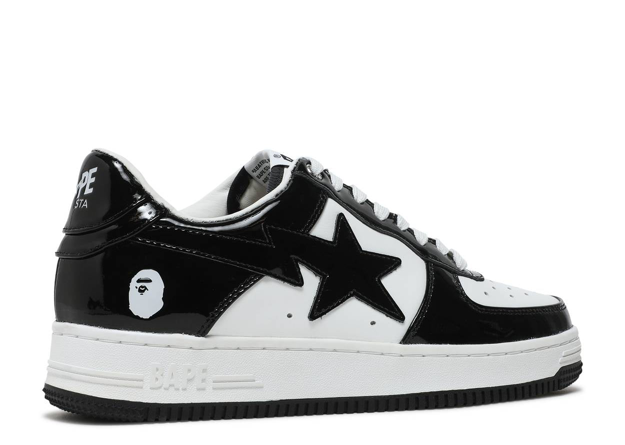 A Bathing Ape Bape Sta Low Black White