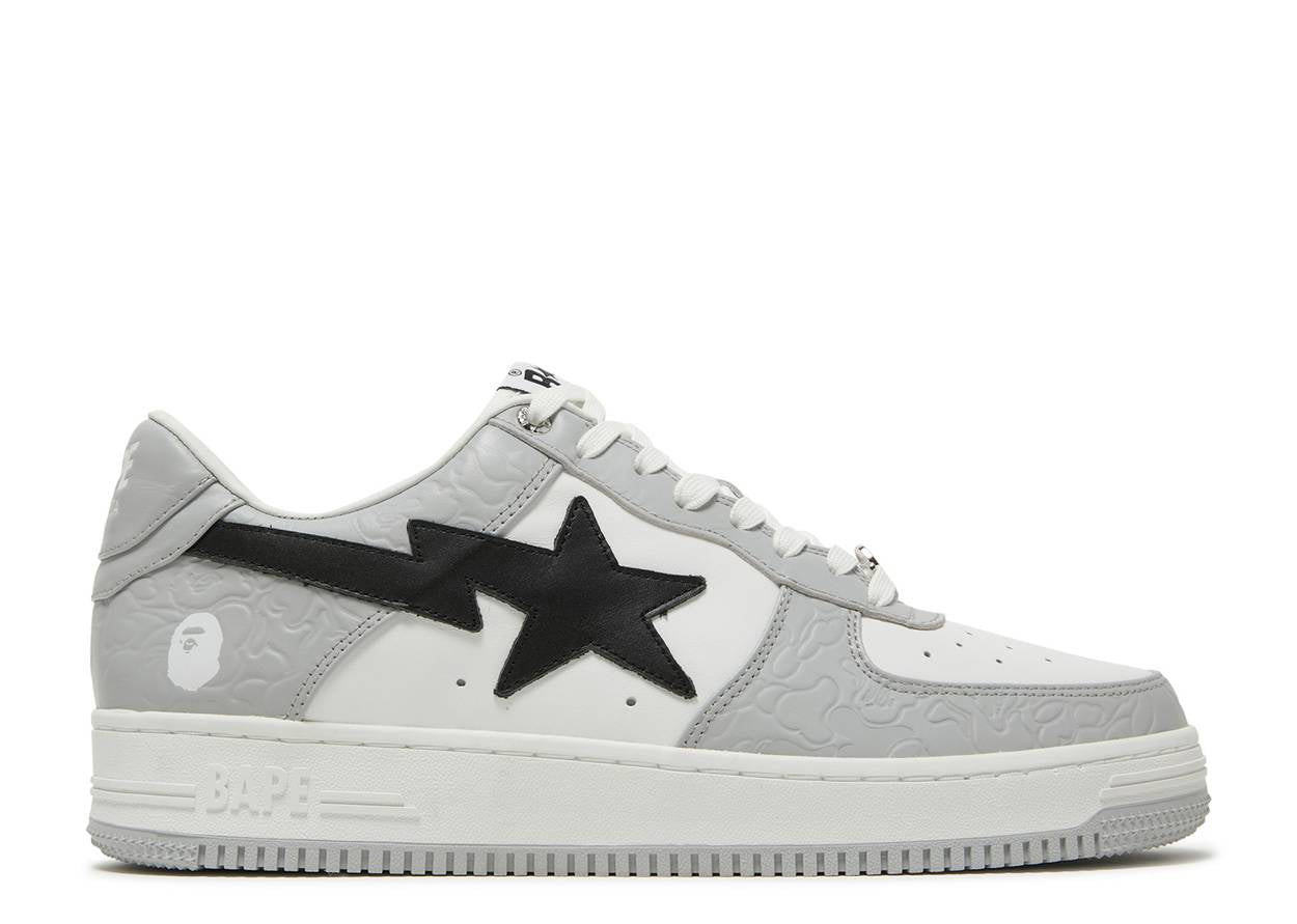 A Bathing Ape Bape Sta Low Grey White