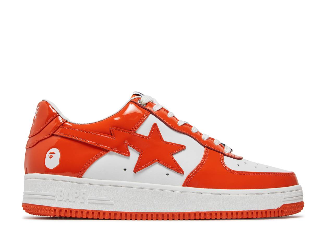 A Bathing Ape Bape Sta Low Orange