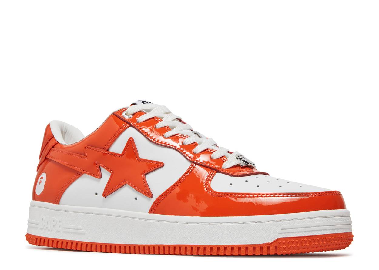 A Bathing Ape Bape Sta Low Orange