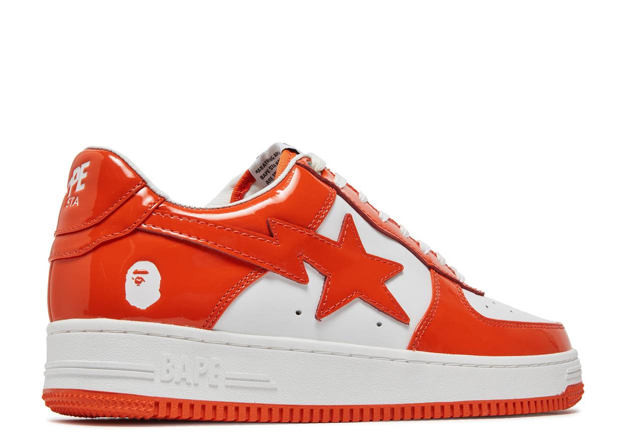 A Bathing Ape Bape Sta Low Orange