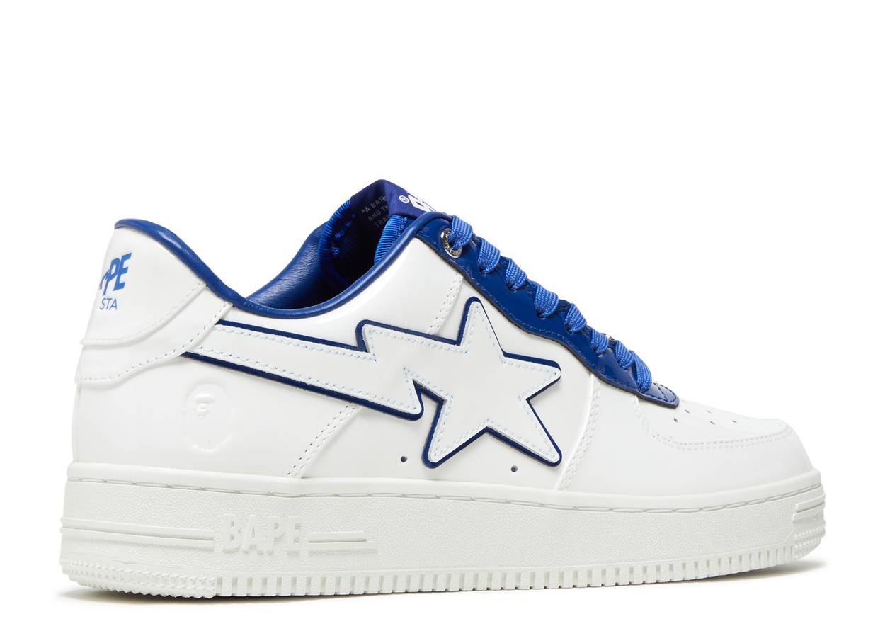 A Bathing Ape Bape Sta Low White Blue