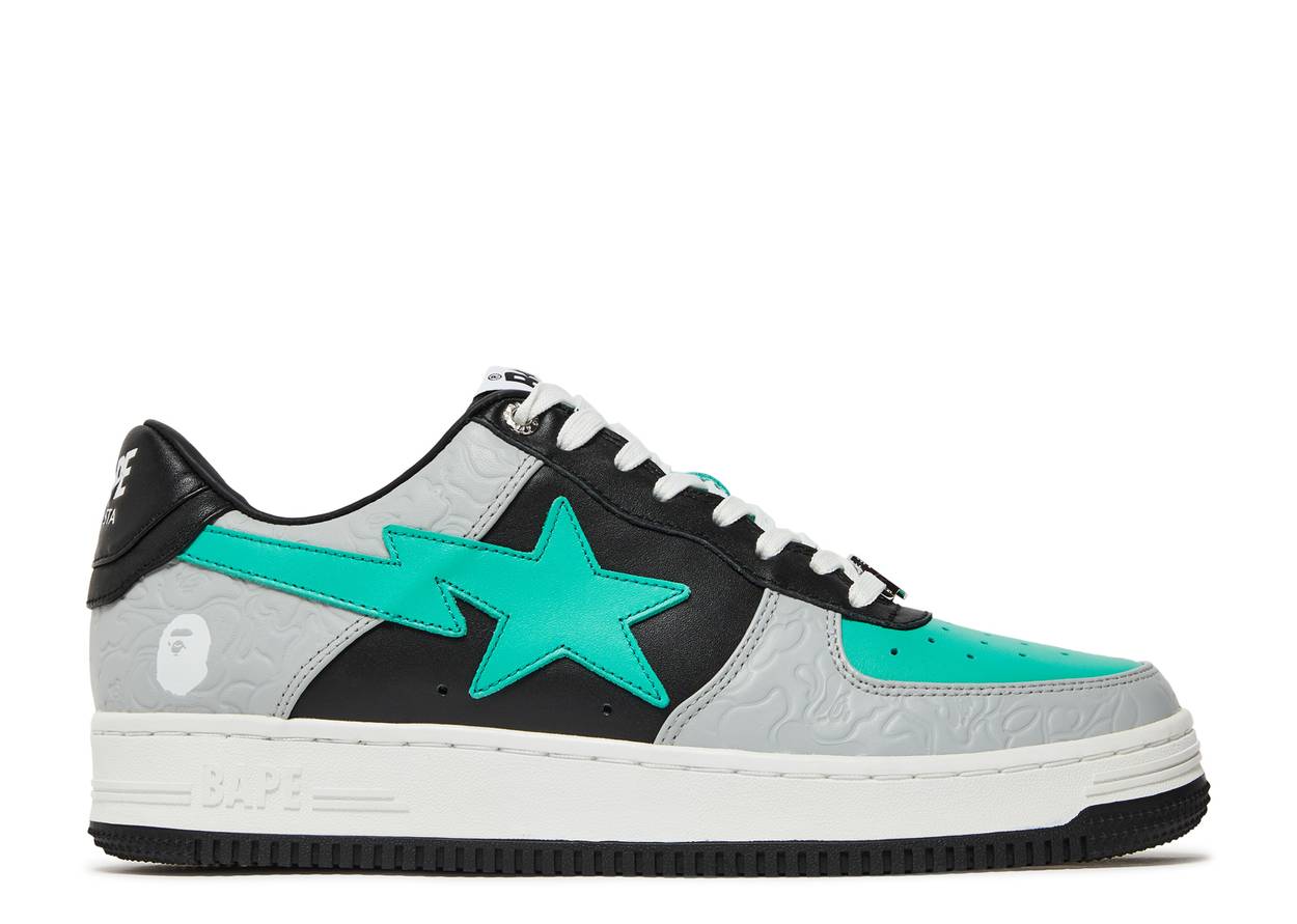 A Bathing Ape Bape Sta Low Grey Green