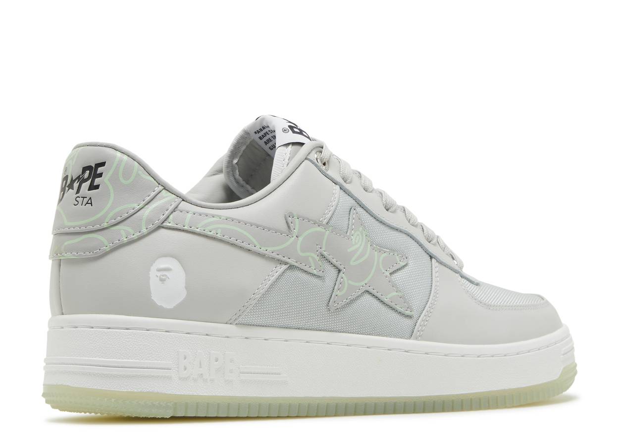 A Bathing Ape Bape Sta Low Grey