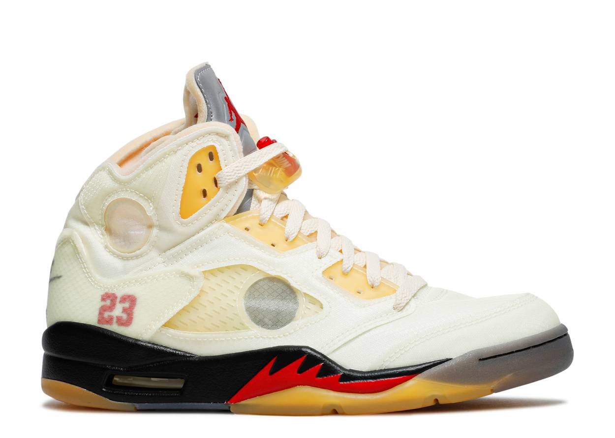 Air Jordan 5 Off White Sail