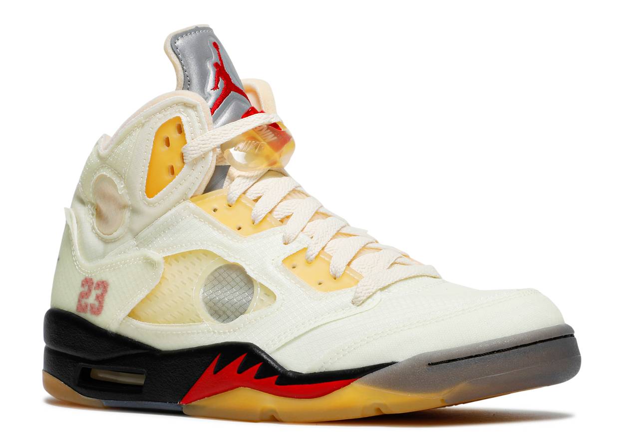 Air Jordan 5 Off White Sail