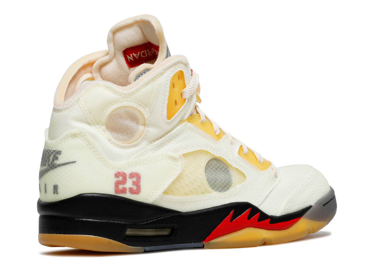 Air Jordan 5 Off White Sail