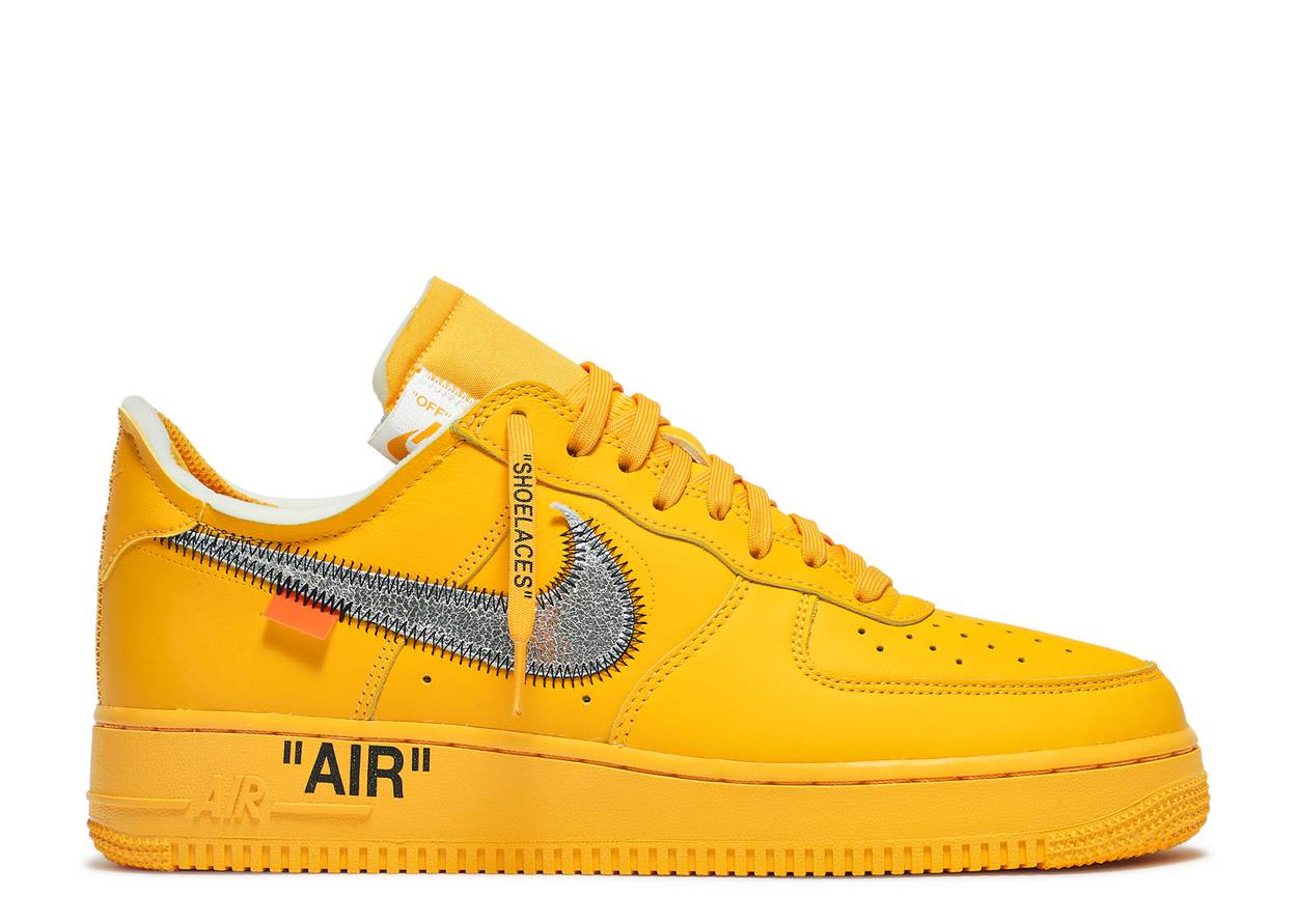 Nike Air Force Off White University Gold