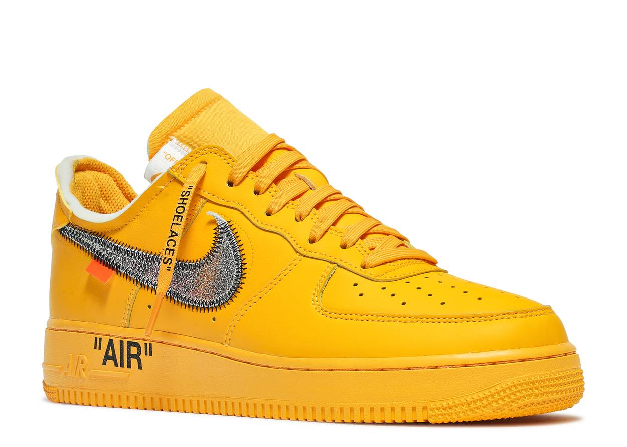 Nike Air Force Off White University Gold