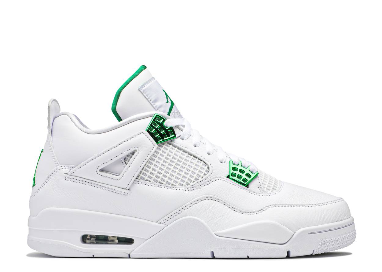 Air Jordan 4 Metallic Green