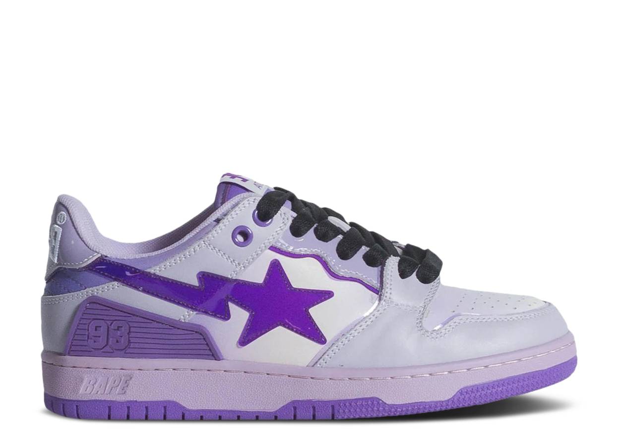 A Bathing Ape Bape Sta Low SK8 Purple