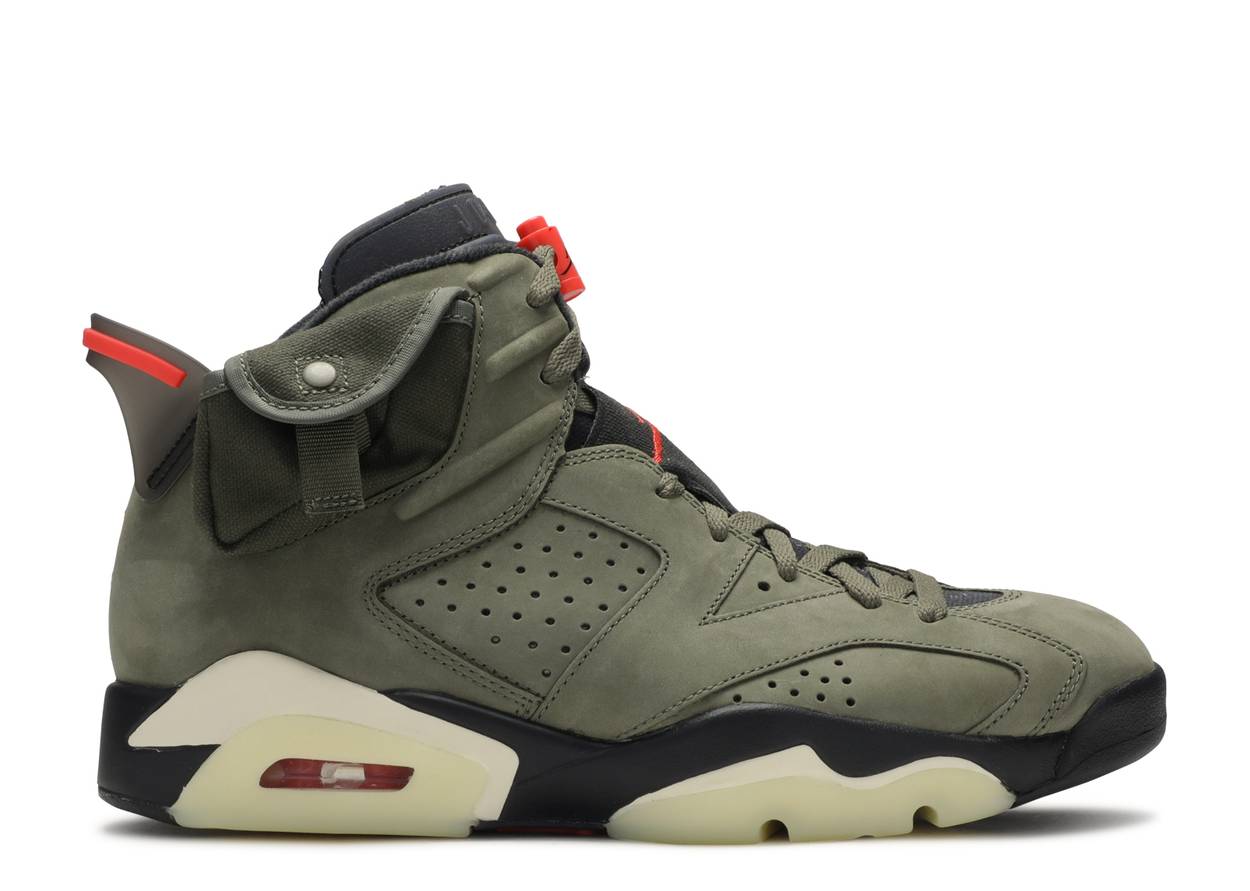 Air Jordan 6 Travis Scott Olive