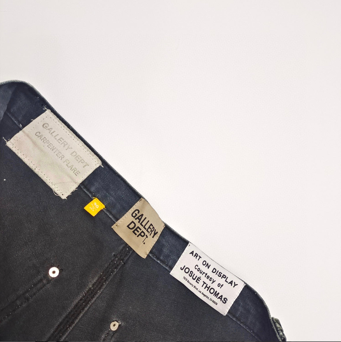 Gallery Department Flare Denim Black