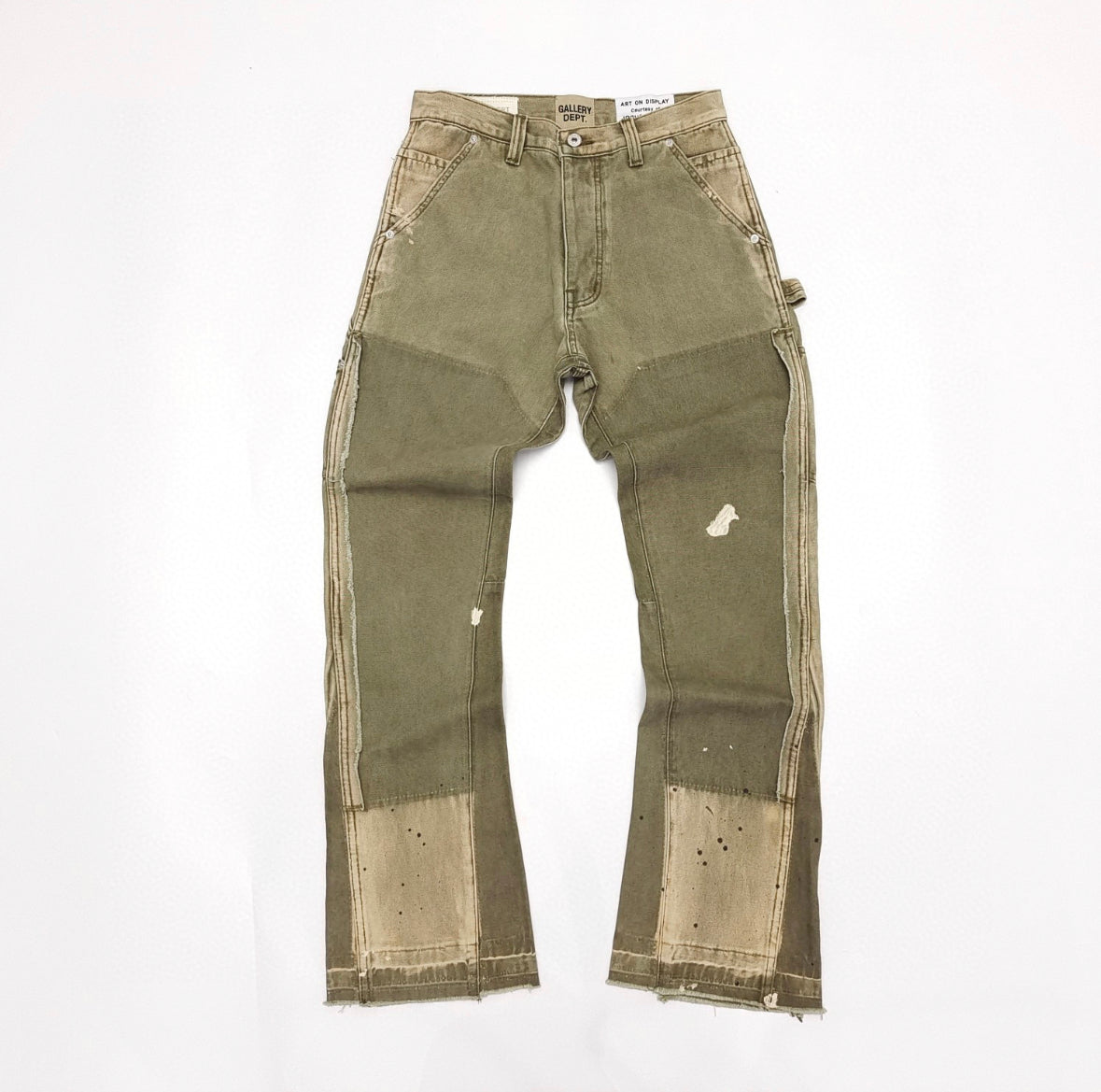 Gallery Department Flare Denim Olive