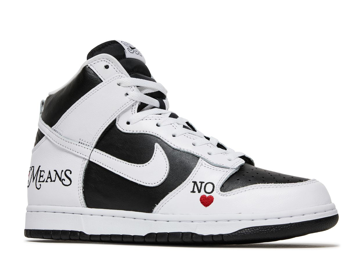 Nike Dunk High SB Supreme By Any Means Black