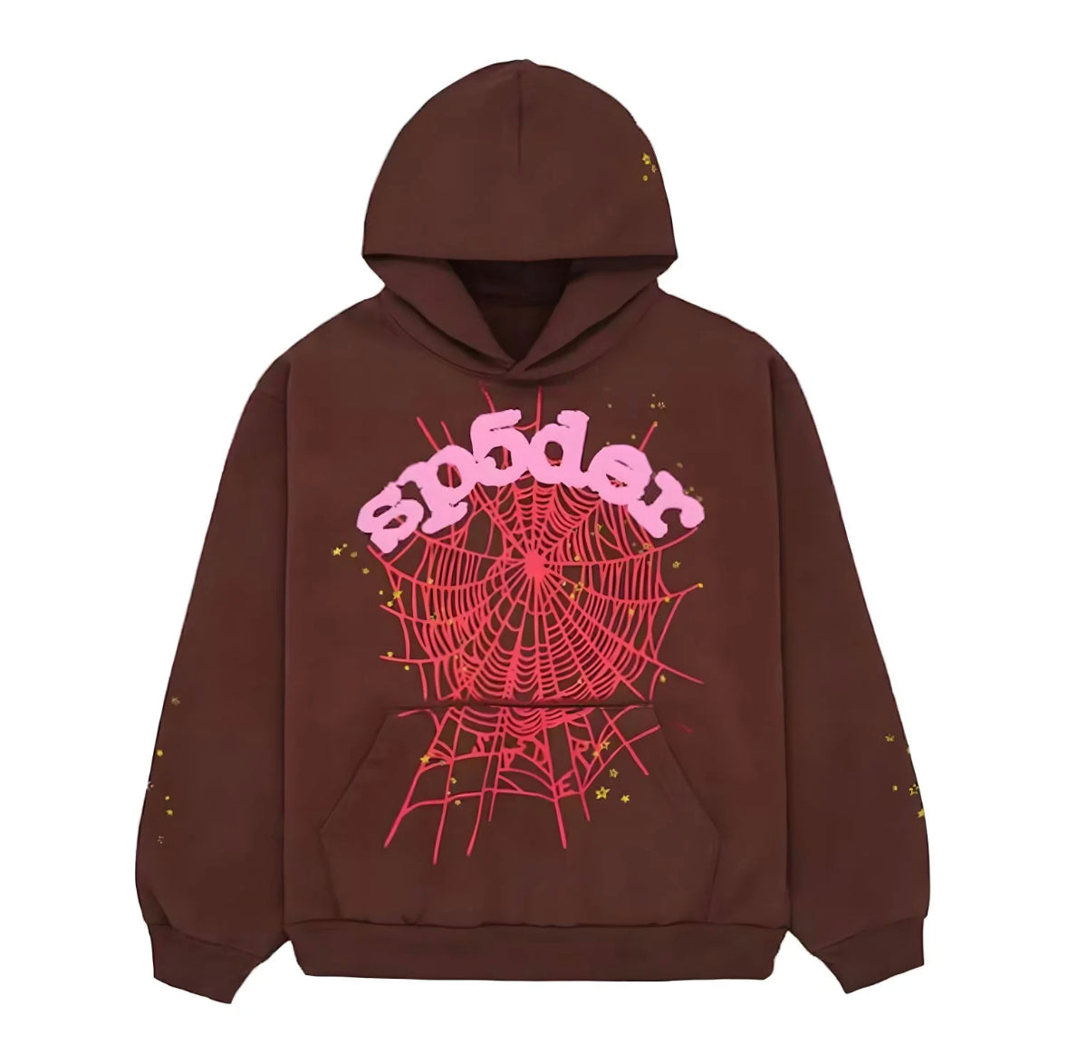 Sp5der Hoodie Brown