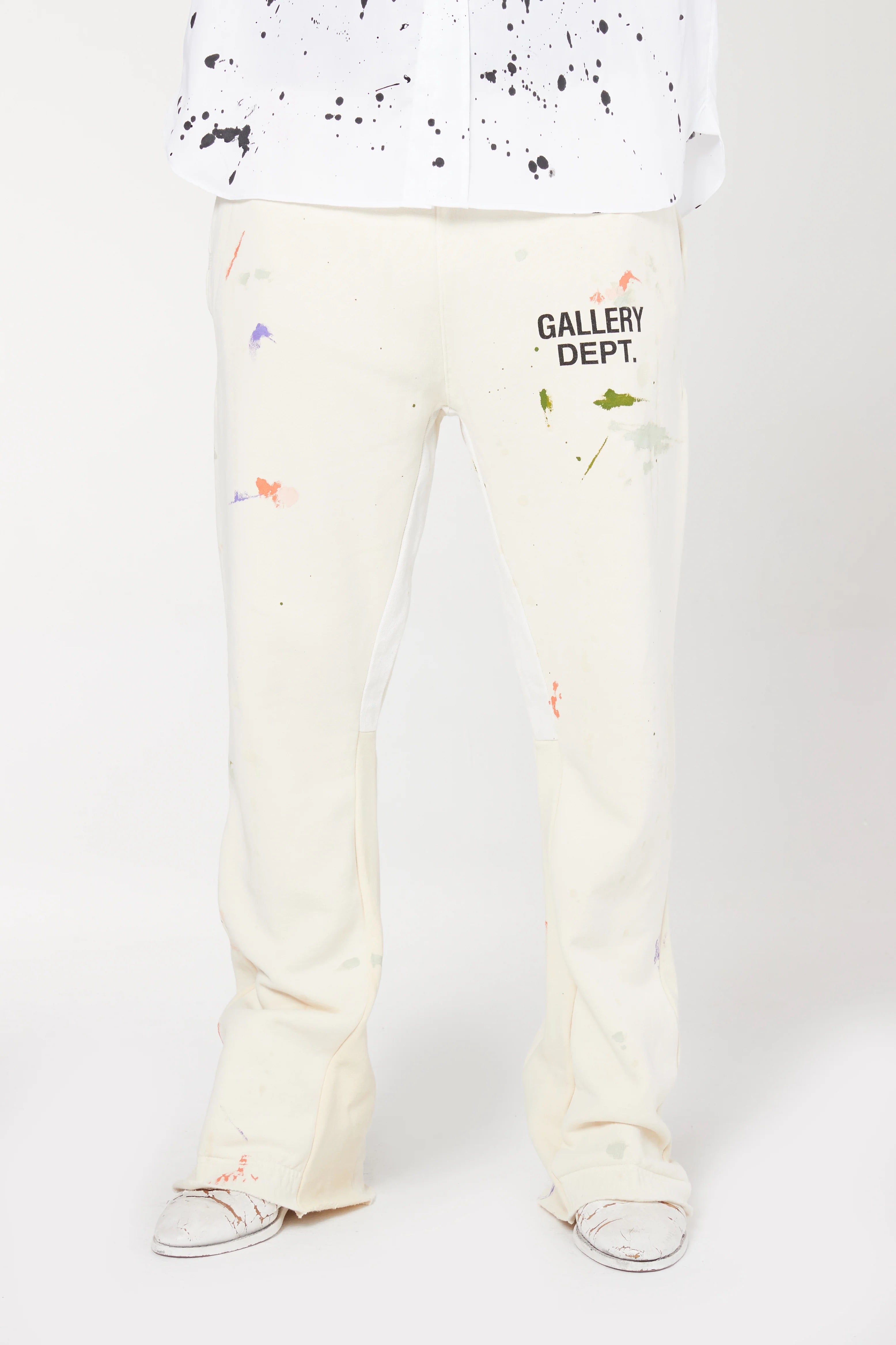 Gallery Department Flare Sweat Pants Cream