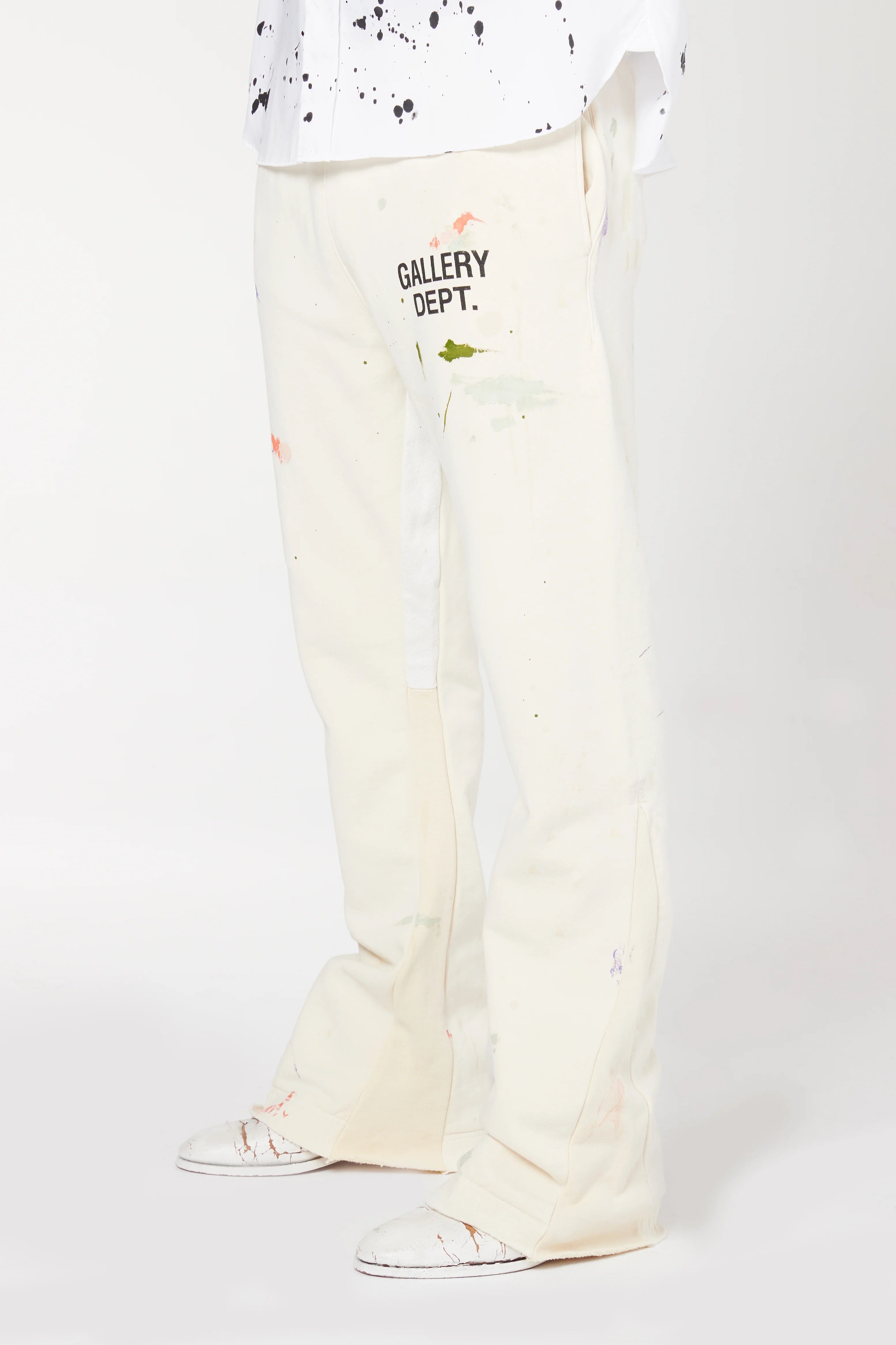 Gallery Department Flare Sweat Pants Cream